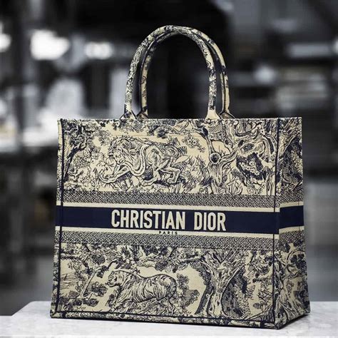 dior cloth tote bag|original christian dior tote bag.